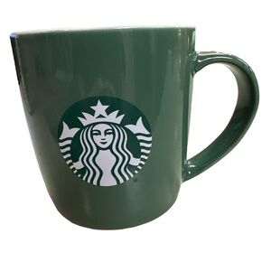Starbucks 2021 Logo Green Ceramic Pottery Coffee Mug Tea Cup 11oz Mermaid Logo